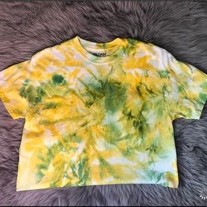 homemade tie dye crop top!